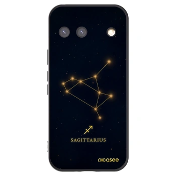 Picasee Google Pixel 9 Hülle - Schwarzes Silikon - SAGITTARIUS