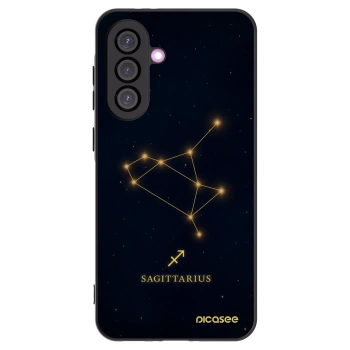 Picasee Samsung Galaxy A56 5G A566B Hülle - Schwarzes Silikon - SAGITTARIUS