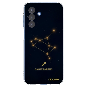 Picasee Samsung Galaxy A17 5G Hülle - Transparentes Silikon - SAGITTARIUS