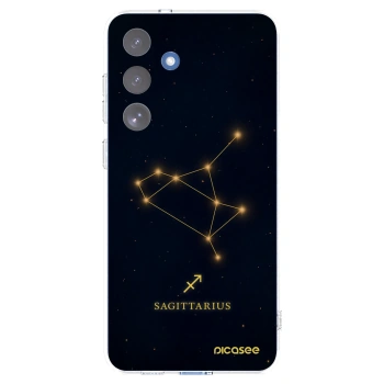 Picasee Samsung Galaxy S25 FE 5G Hülle - Transparentes Silikon - SAGITTARIUS