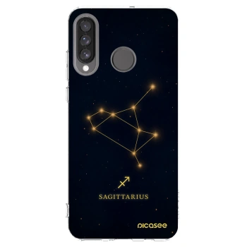 Picasee Huawei P30 Lite Hülle - Transparentes Silikon - SAGITTARIUS