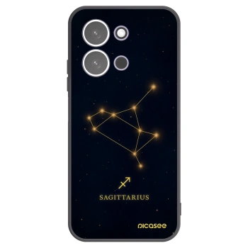 Picasee Xiaomi Redmi 15C 5G Hülle - Schwarzes Silikon - SAGITTARIUS