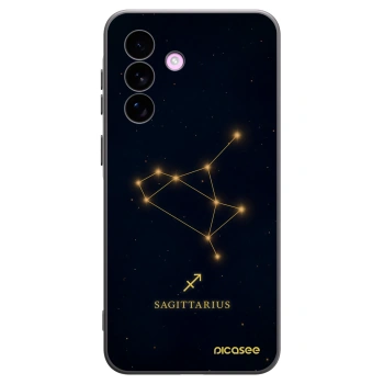 Picasee Samsung Galaxy A57 5G Hülle - Schwarzes Silikon - SAGITTARIUS