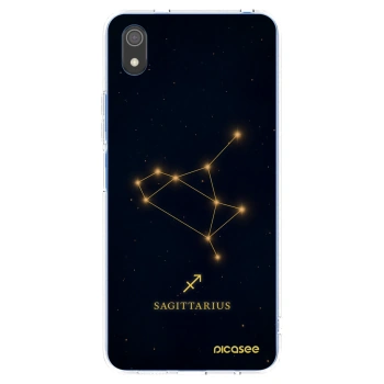 Picasee Xiaomi Redmi 7A Hülle - Transparentes Silikon - SAGITTARIUS