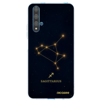 Picasee Huawei Nova 5T Hülle - Transparentes Silikon - SAGITTARIUS