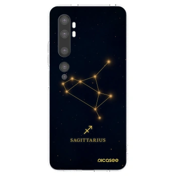 Picasee Xiaomi Mi Note 10 (Pro) Hülle - Transparentes Silikon - SAGITTARIUS