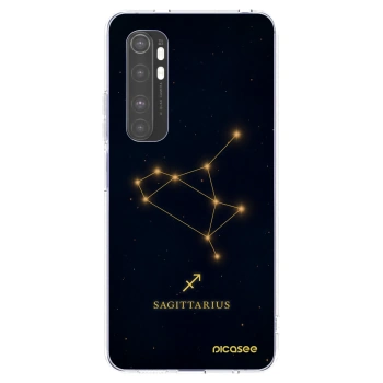 Picasee Xiaomi Mi Note 10 Lite Hülle - Transparentes Silikon - SAGITTARIUS