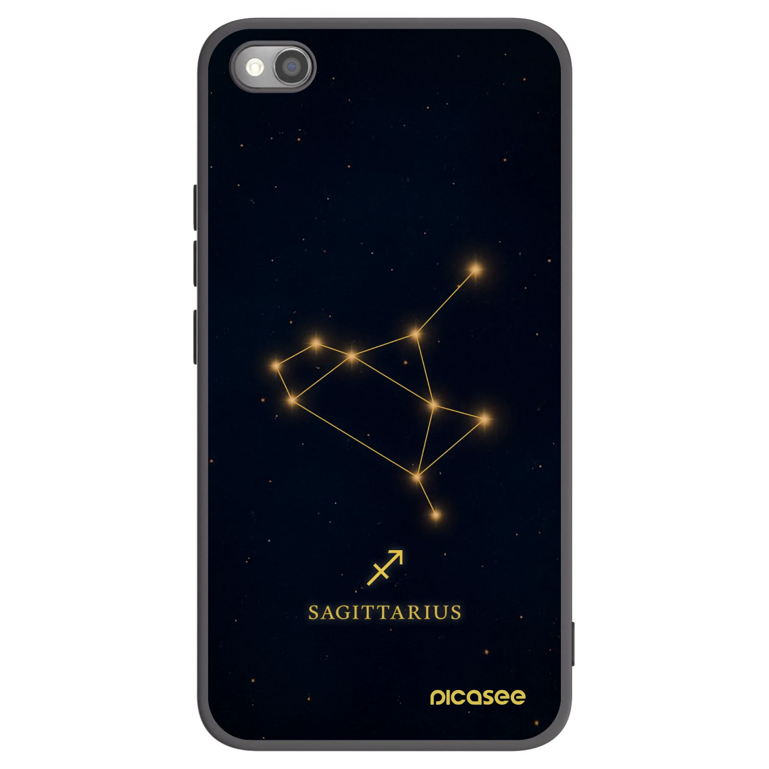 Picasee Xiaomi Redmi Note 11S 5G Hülle - Schwarzes Silikon - SAGITTARIUS