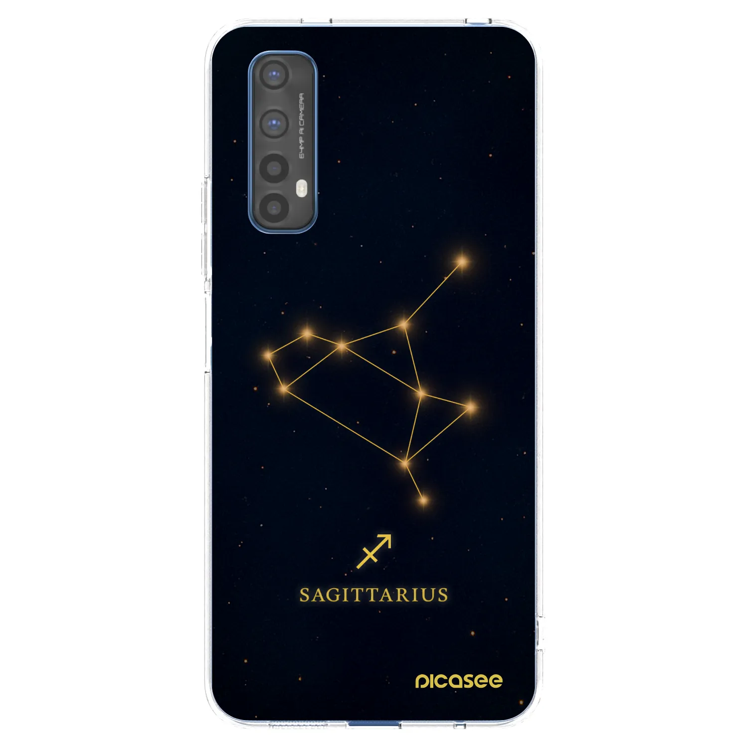 Picasee Realme 7 Hülle - Transparentes Silikon - SAGITTARIUS
