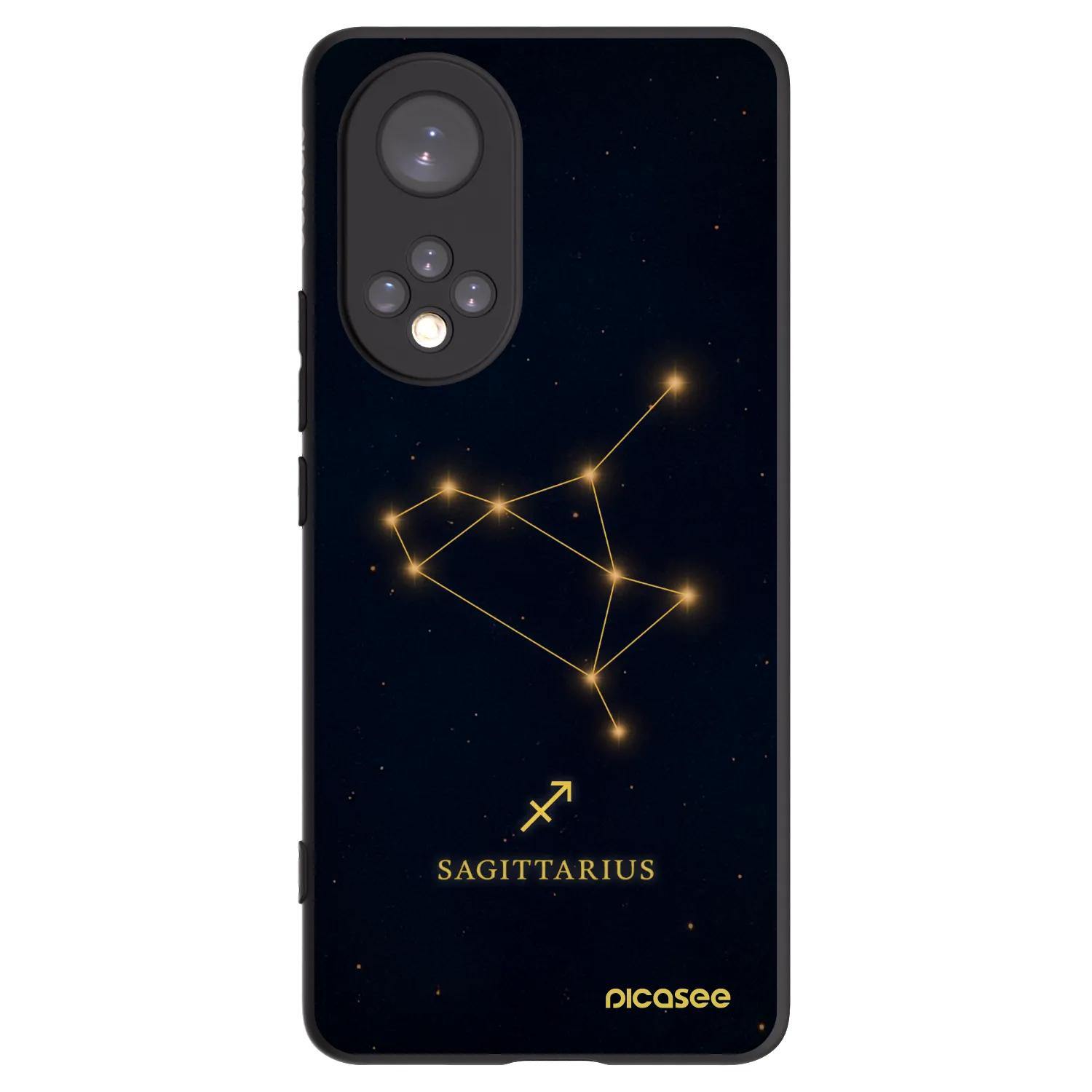 Picasee Huawei Nova 9 Hülle - Schwarzes Silikon - SAGITTARIUS