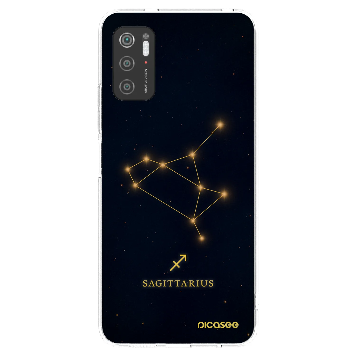 Picasee Xiaomi Poco M3 Pro 5G Hülle - Transparentes Silikon - SAGITTARIUS