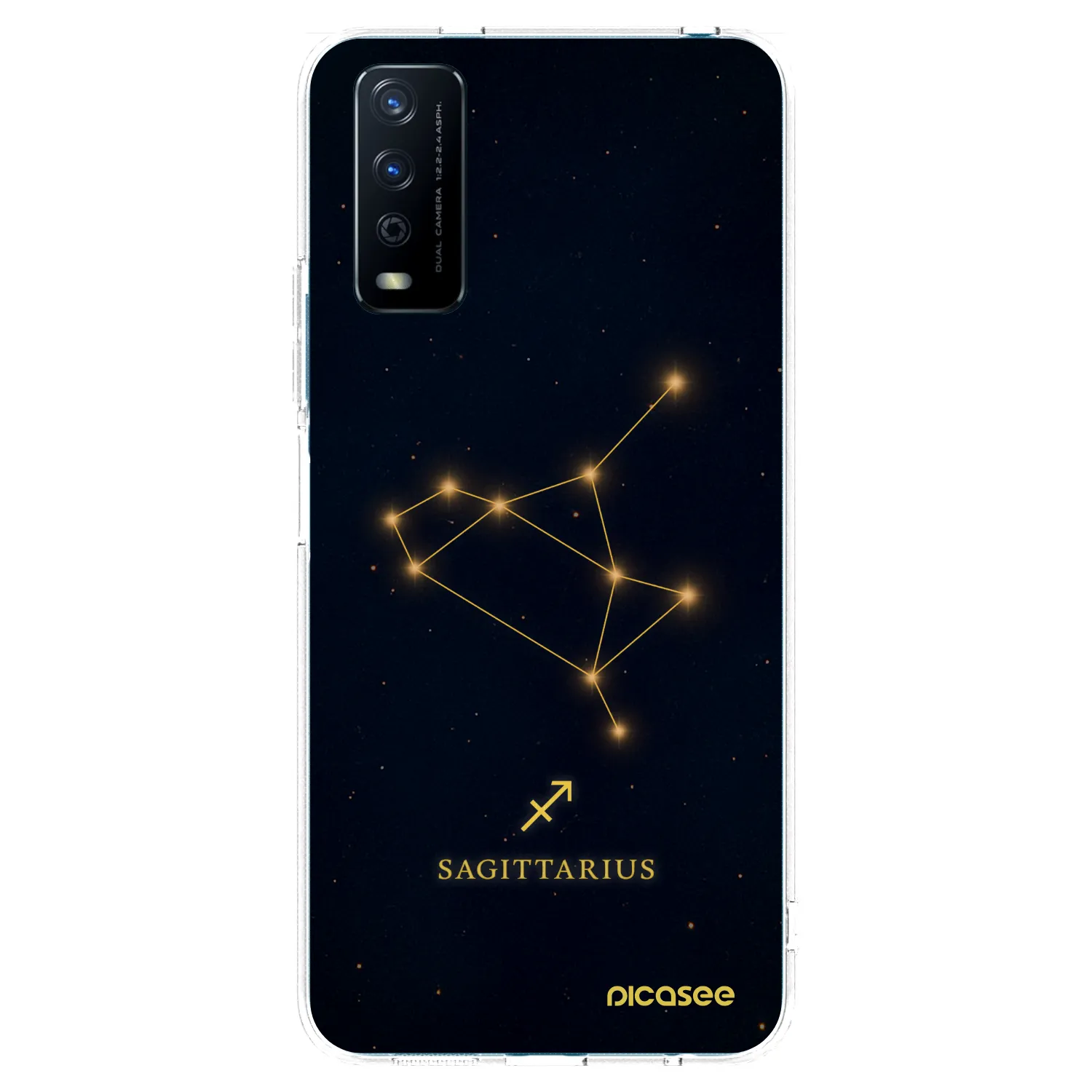 Picasee Vivo Y11s Hülle - Transparentes Silikon - SAGITTARIUS
