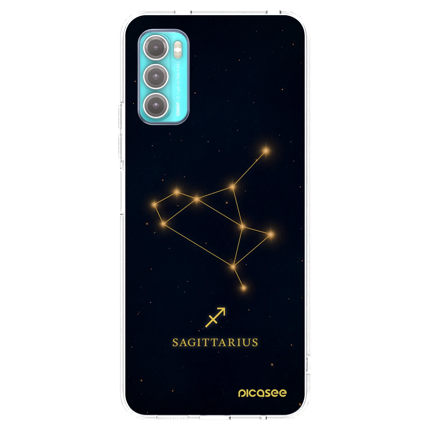 Picasee Motorola Moto G60 Hülle - Transparentes Silikon - SAGITTARIUS