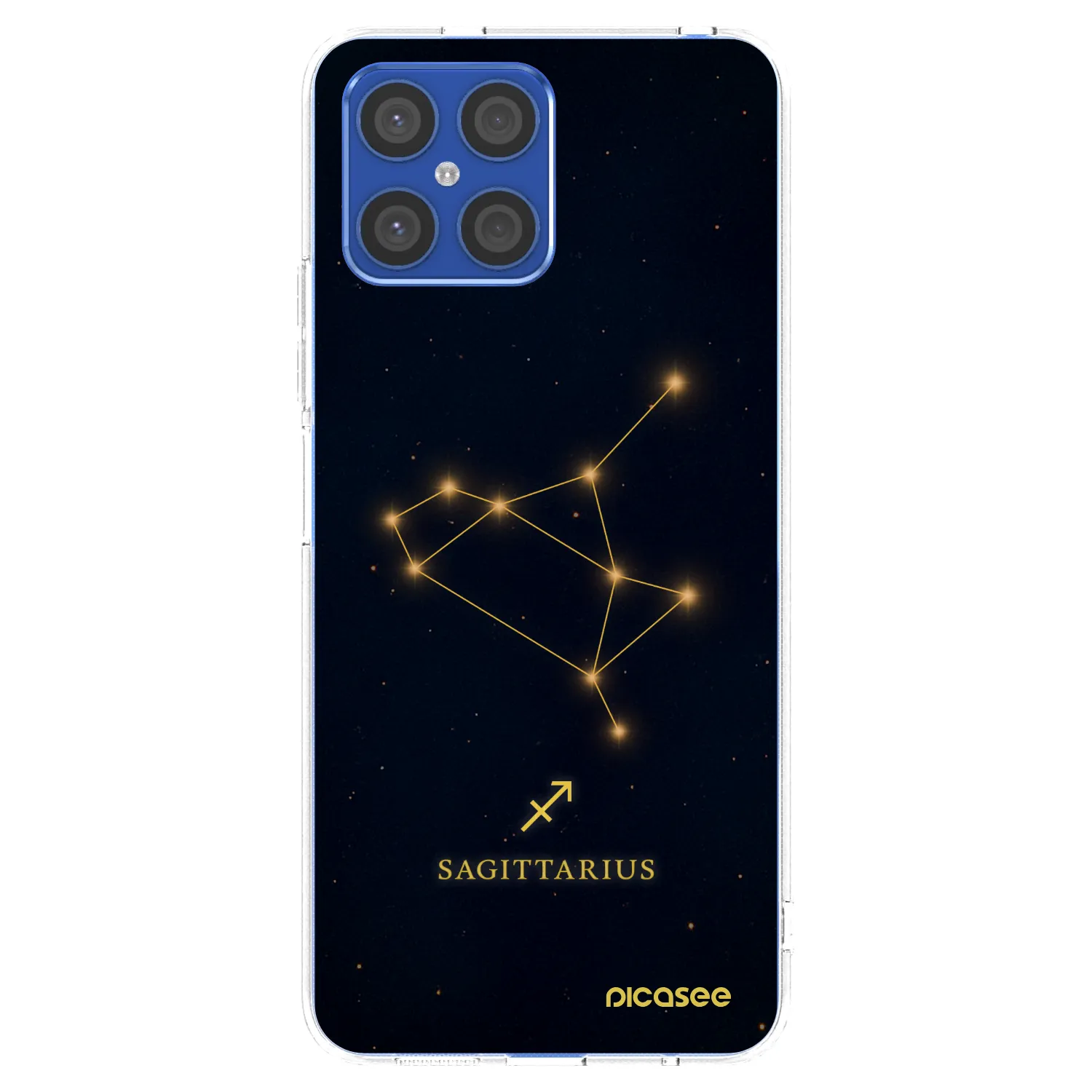 Picasee Honor X8 4G Hülle - Transparentes Silikon - SAGITTARIUS