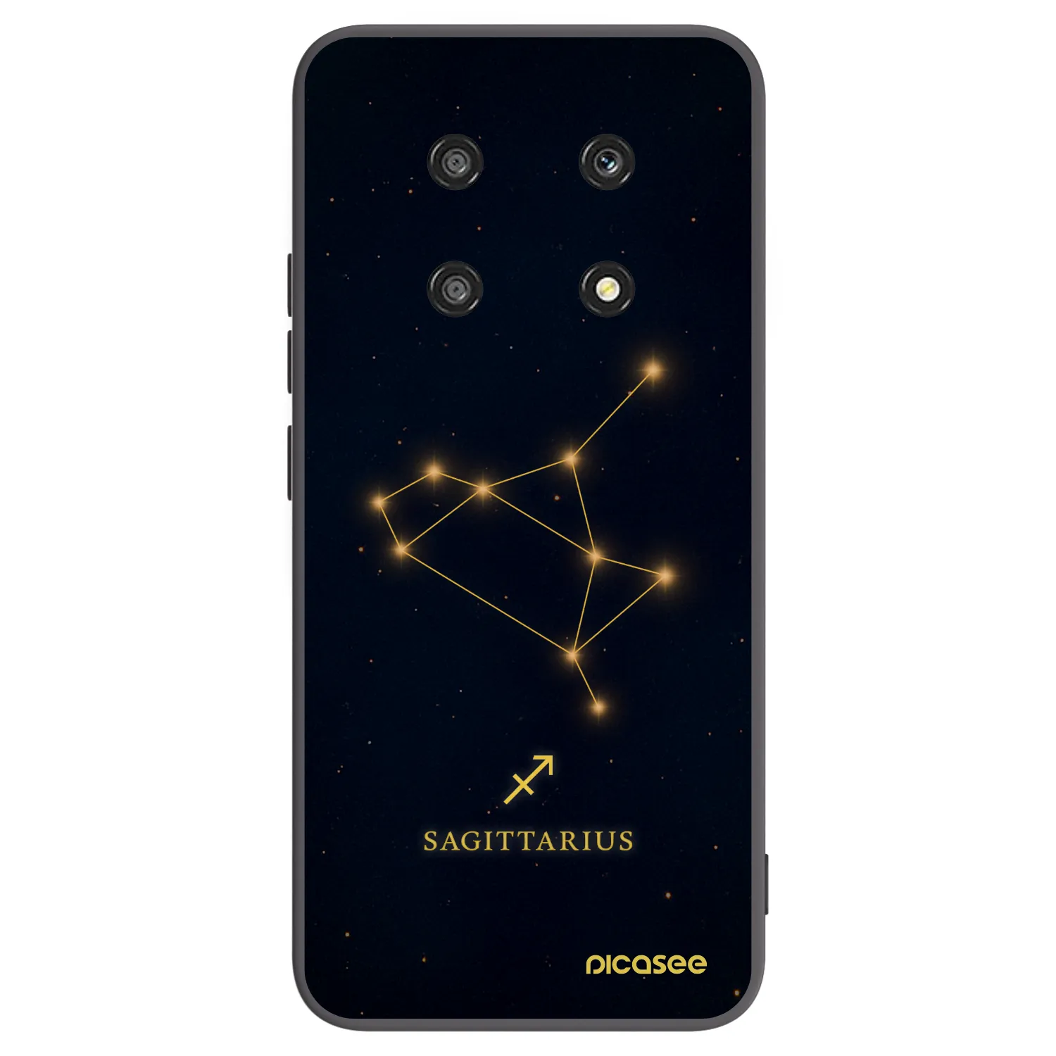 Picasee Honor Magic4 Lite 5G Hülle - Schwarzes Silikon - SAGITTARIUS