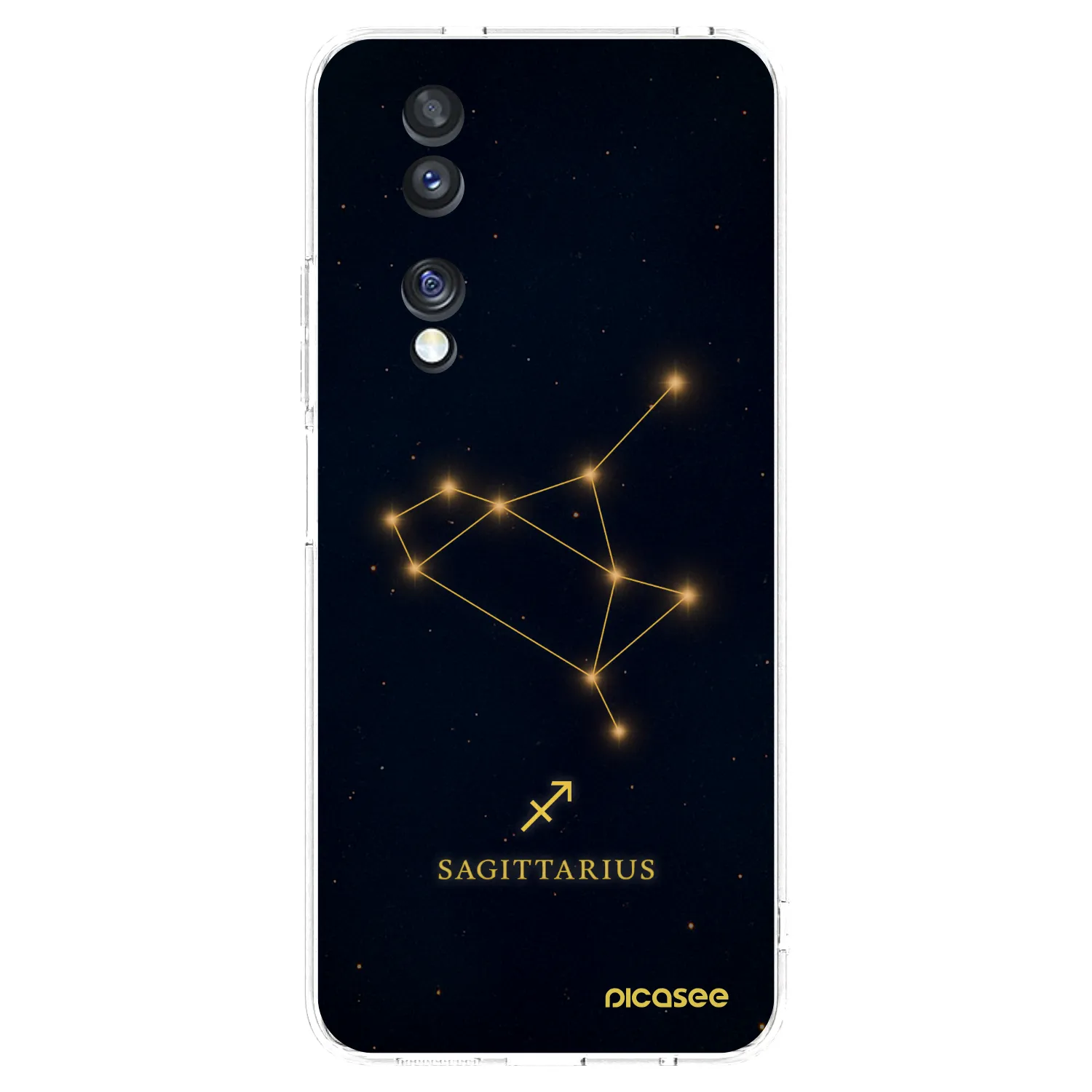 Picasee Honor 70 Hülle - Transparentes Silikon - SAGITTARIUS