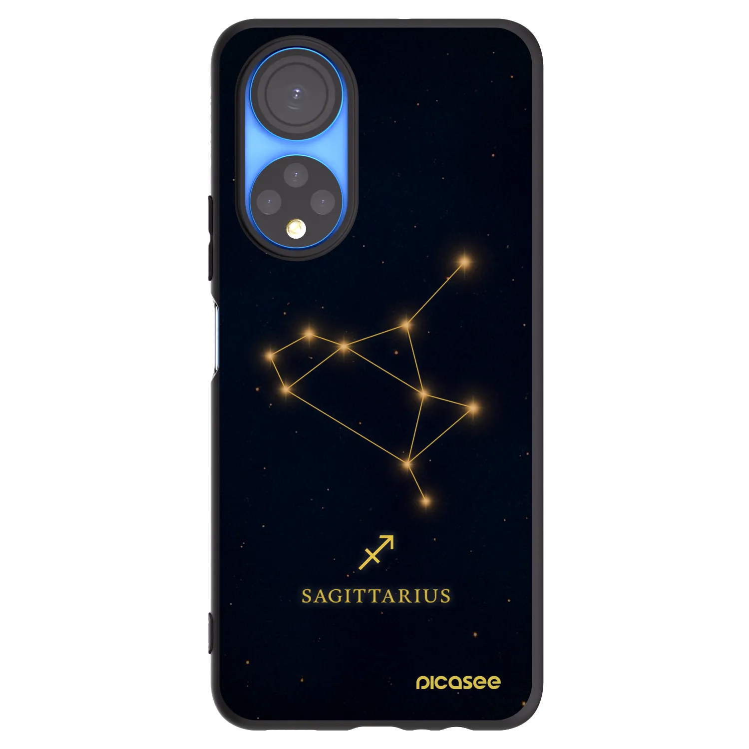 Picasee Honor X7 Hülle - Schwarzes Silikon - SAGITTARIUS