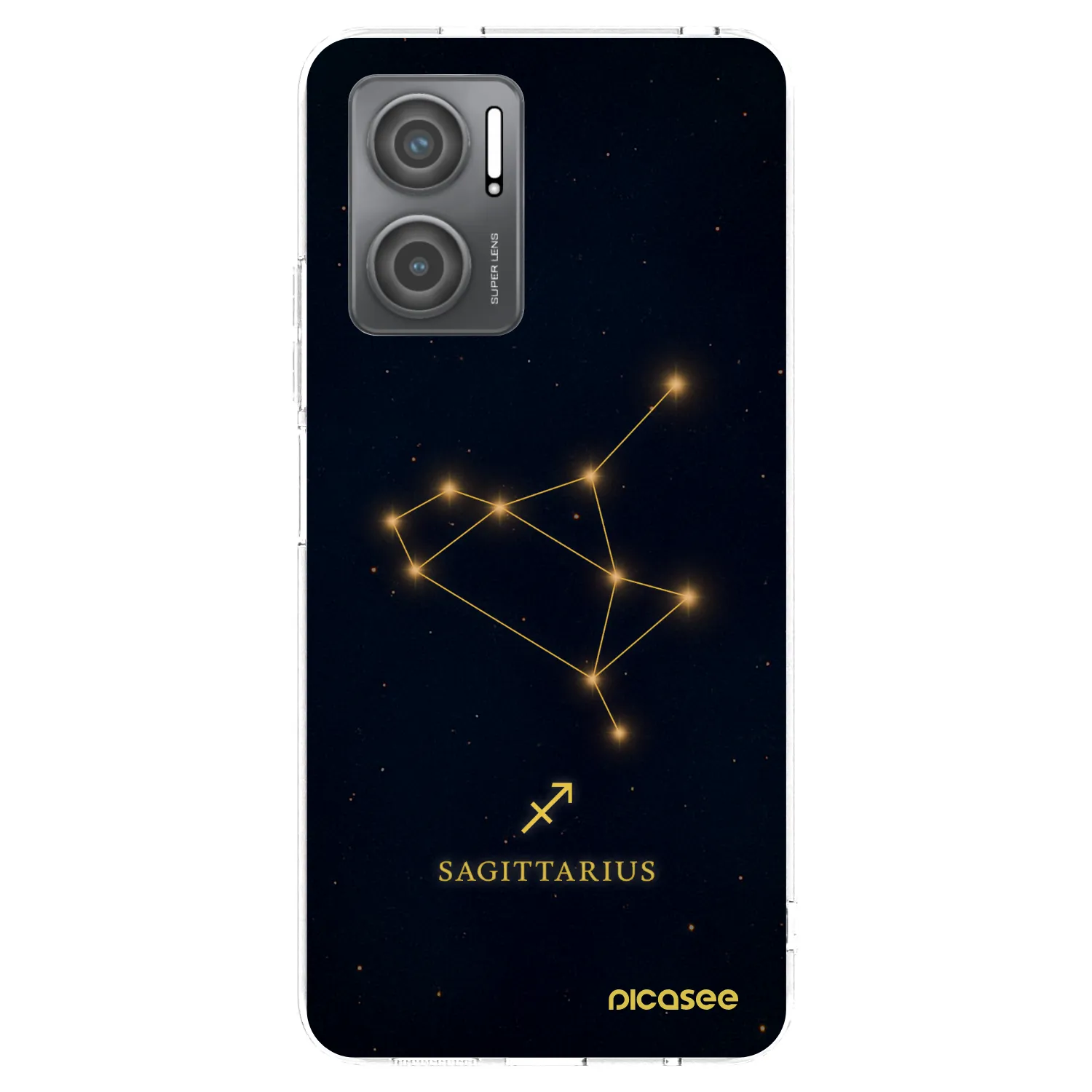 Picasee Xiaomi Redmi 10 5G Hülle - Transparentes Silikon - SAGITTARIUS