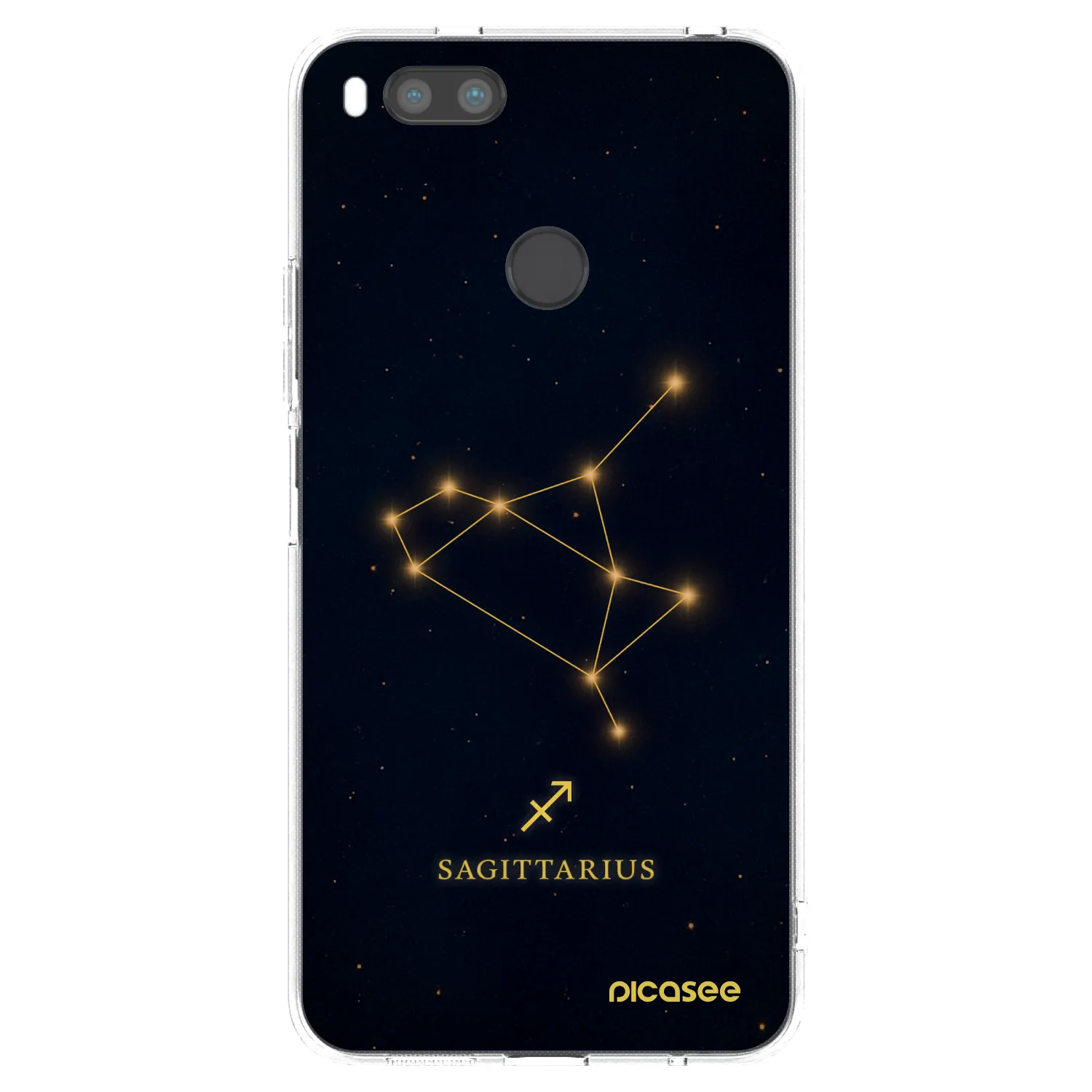 Picasee Xiaomi Redmi A1 Hülle - Transparentes Silikon - SAGITTARIUS