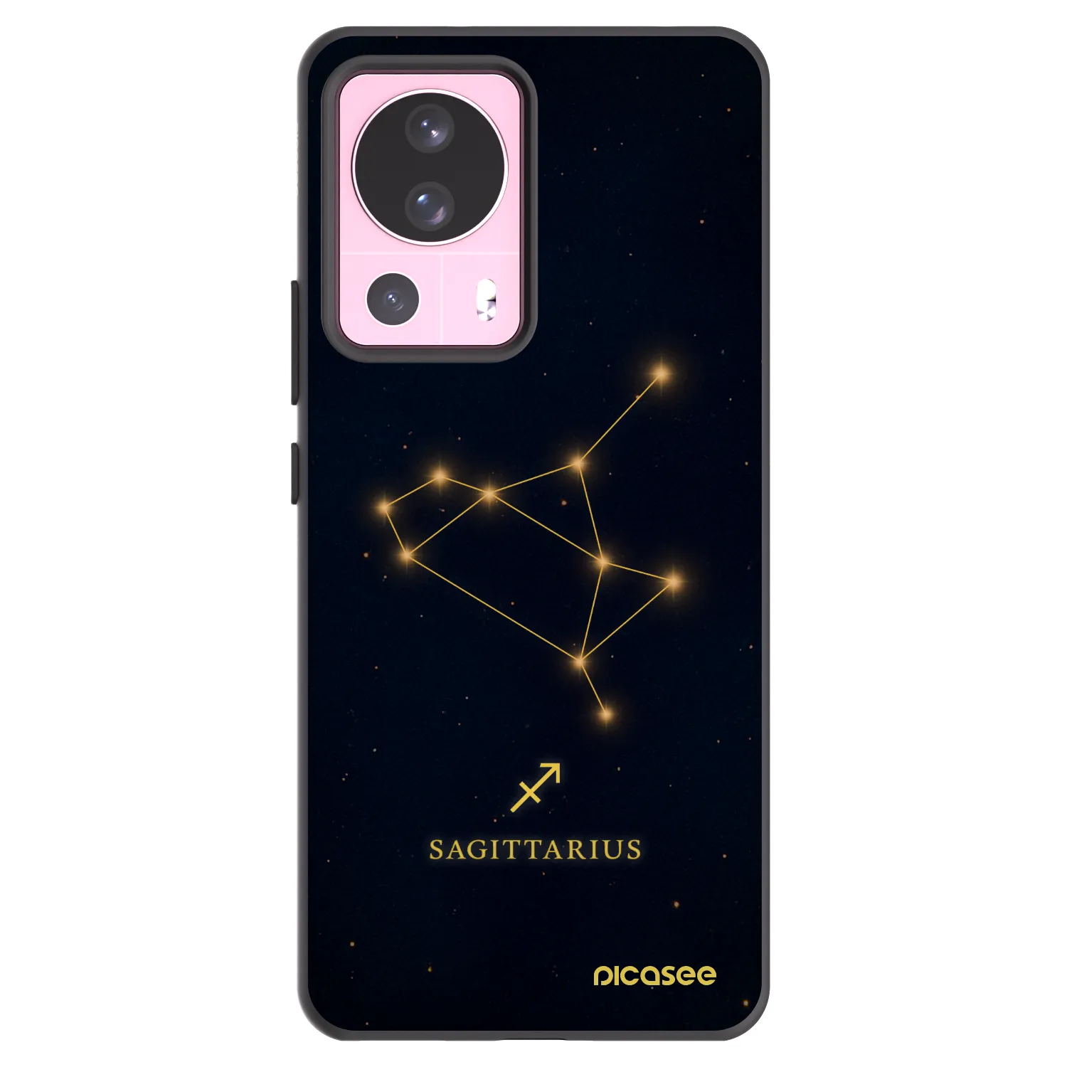 Picasee Xiaomi 13 Lite Hülle - Schwarzes Silikon - SAGITTARIUS