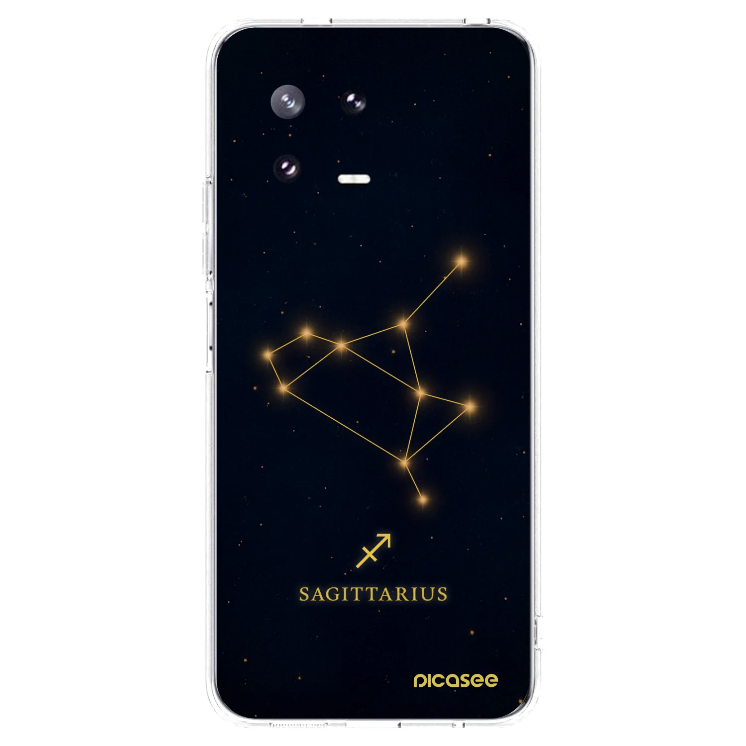 Picasee Xiaomi 13 Pro Hülle - Transparentes Silikon - SAGITTARIUS