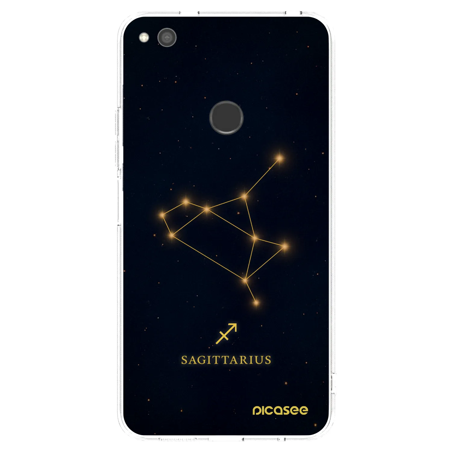 Picasee Huawei P9 Lite 2017 Hülle - Transparentes Silikon - SAGITTARIUS