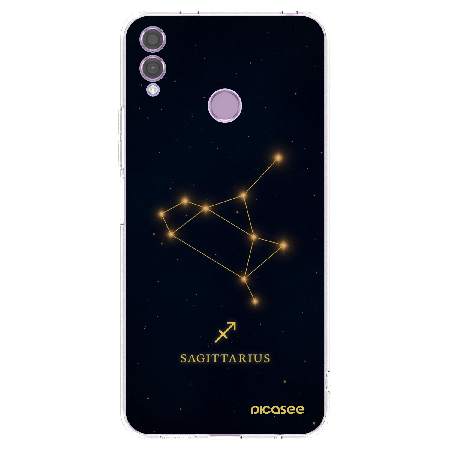 Picasee Honor 8X Hülle - Transparentes Silikon - SAGITTARIUS