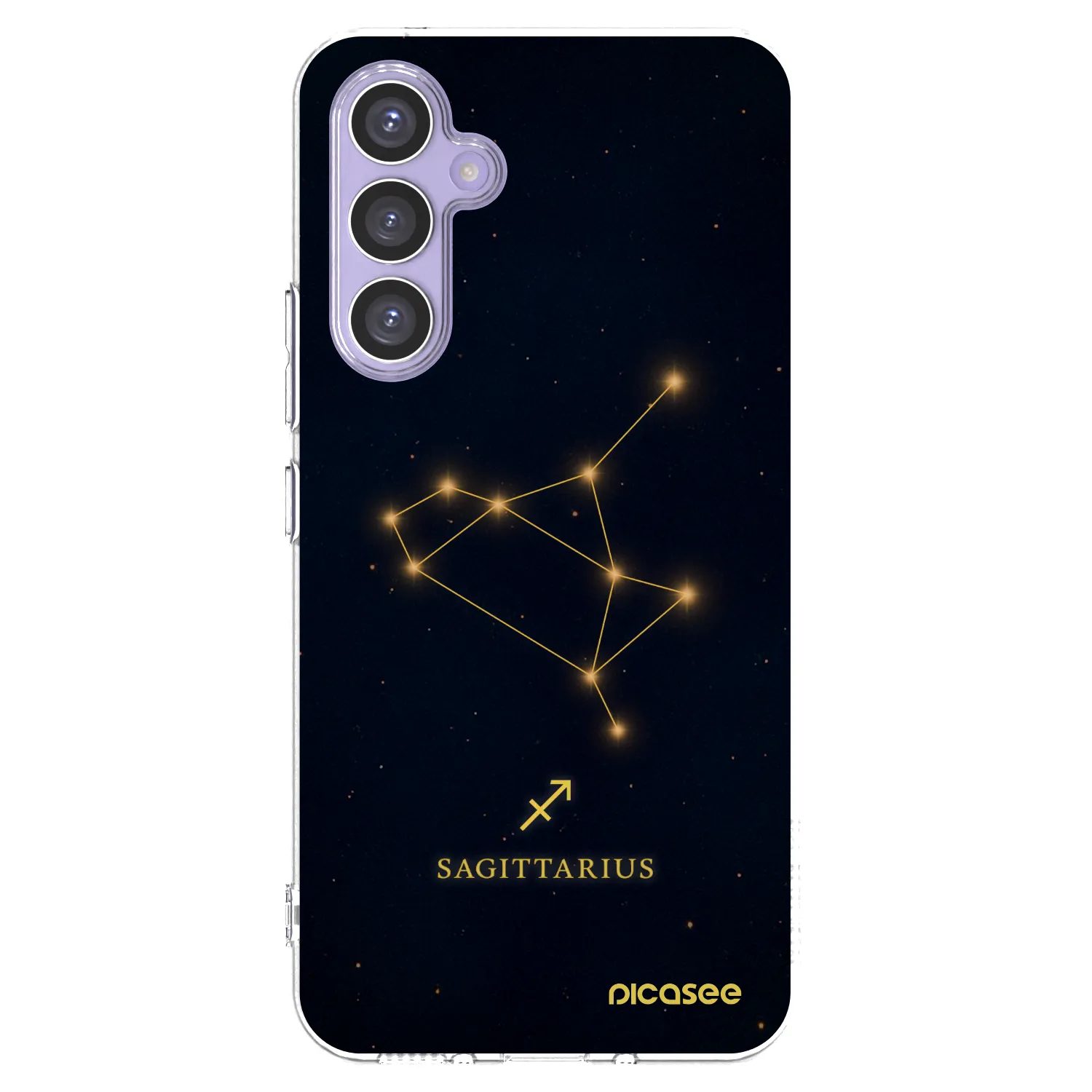 Picasee Samsung Galaxy A54 5G A546B Hülle - Transparentes Silikon - SAGITTARIUS