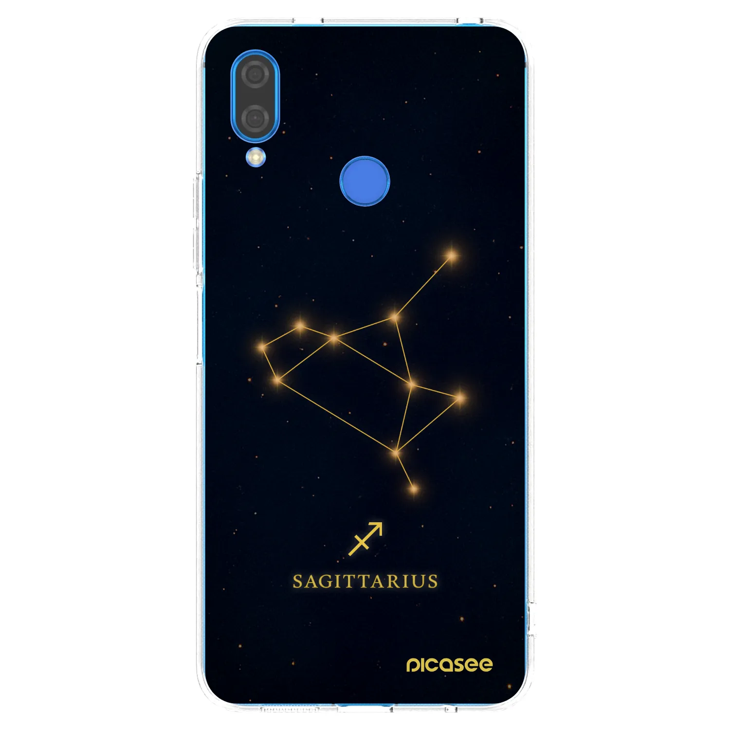 Picasee Huawei Nova 3 Hülle - Transparentes Silikon - SAGITTARIUS