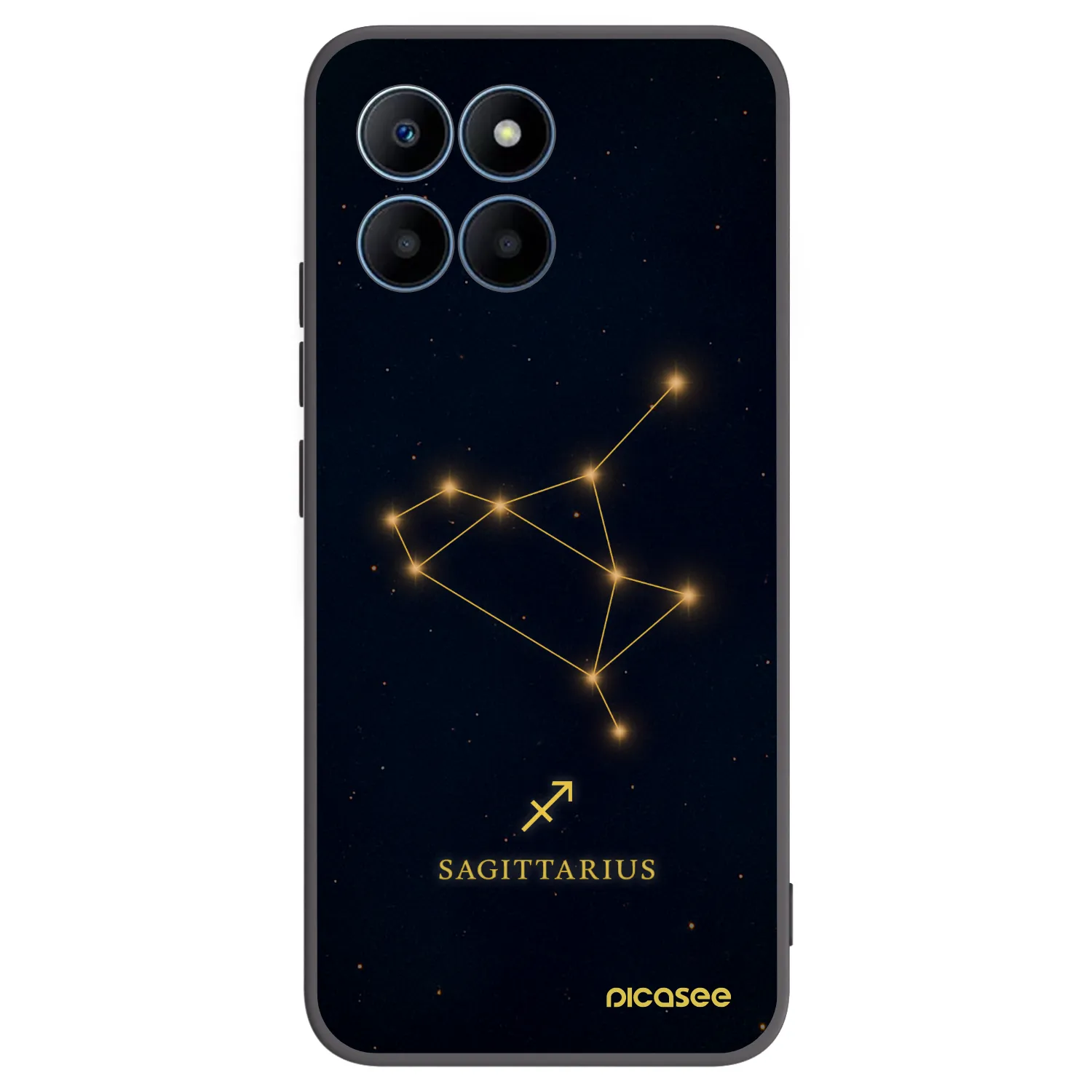 Picasee Honor 70 Lite Hülle - Schwarzes Silikon - SAGITTARIUS