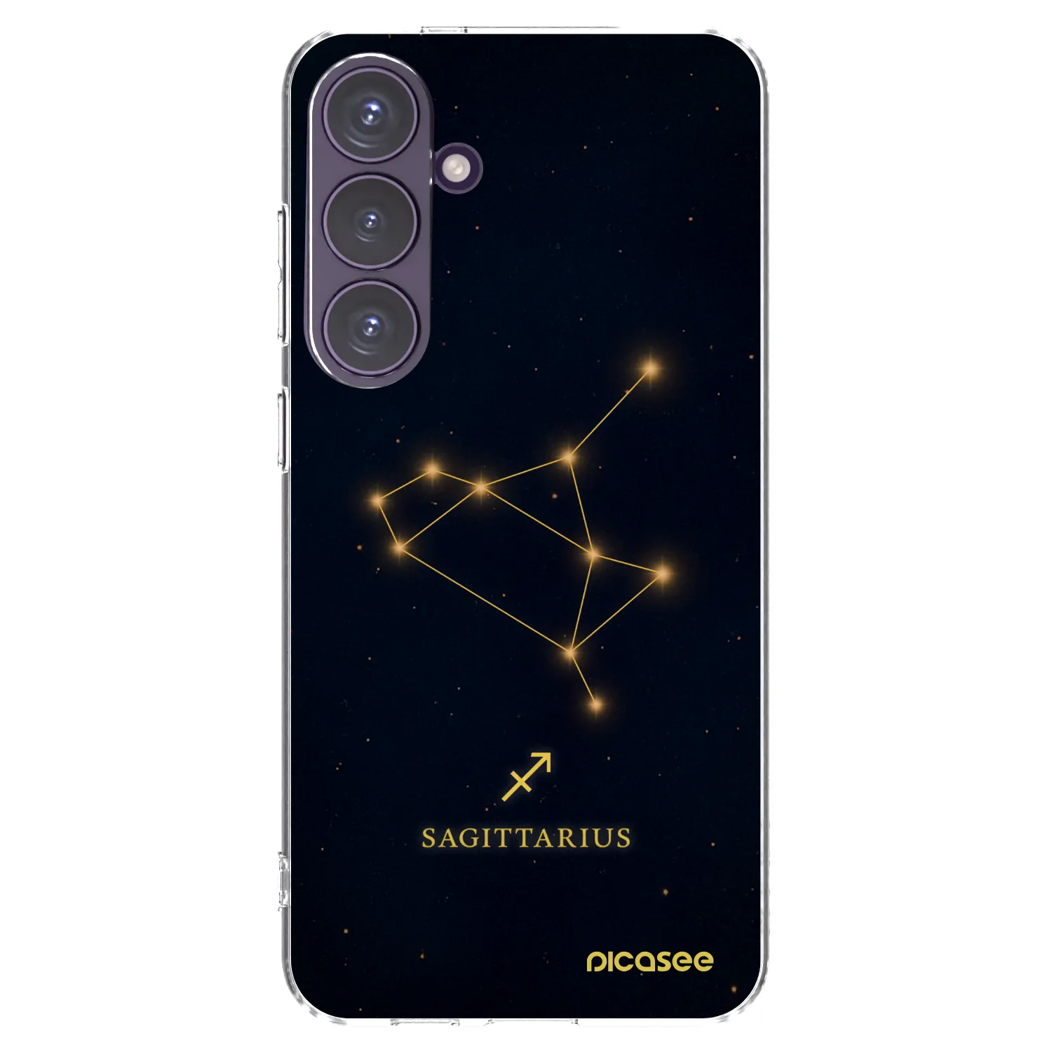 Picasee Samsung Galaxy S24+ S926B 5G Hülle - Transparentes Silikon - SAGITTARIUS