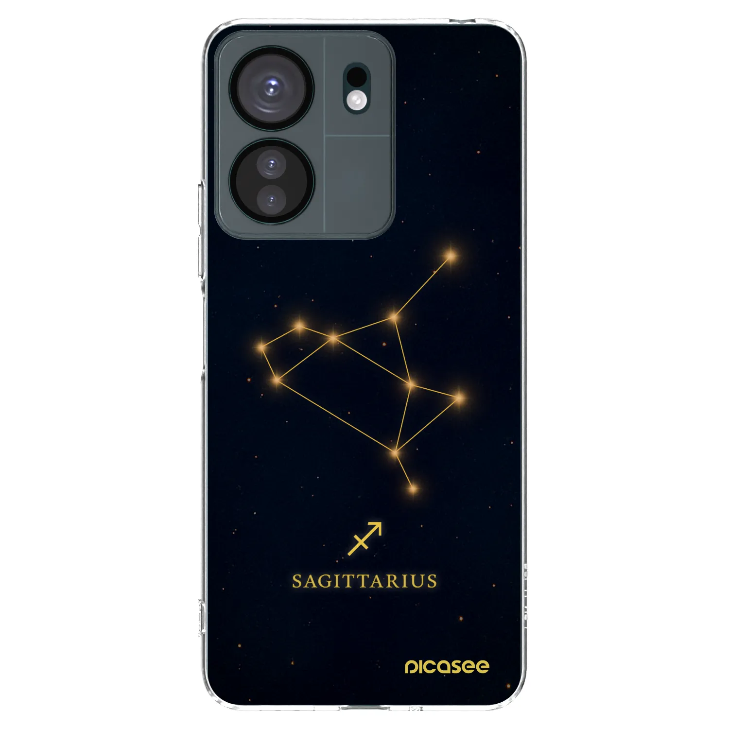 Picasee Xiaomi Redmi 13C 4G Hülle - Transparentes Silikon - SAGITTARIUS