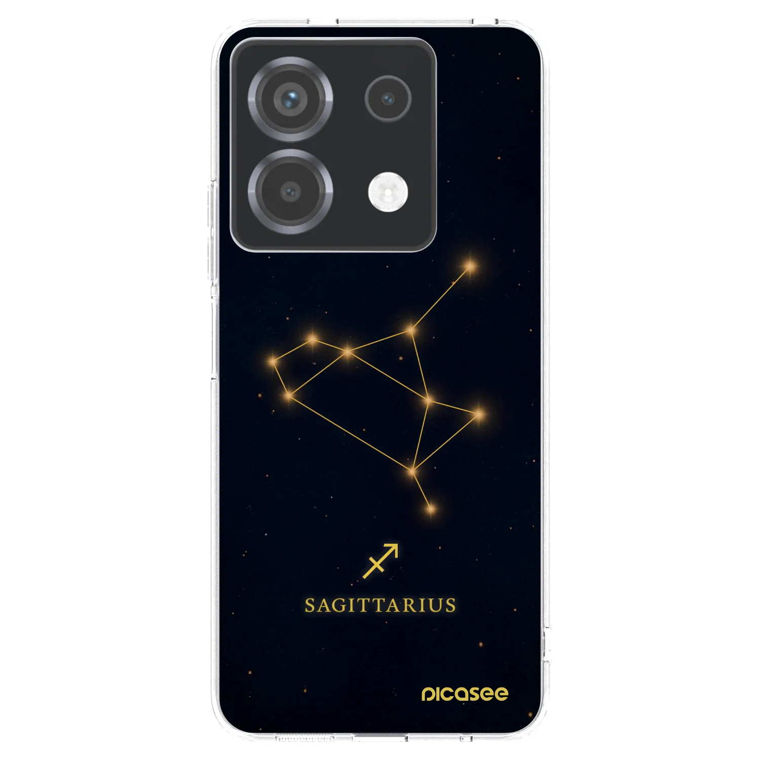Picasee Xiaomi Poco X6 Hülle - Transparentes Silikon - SAGITTARIUS