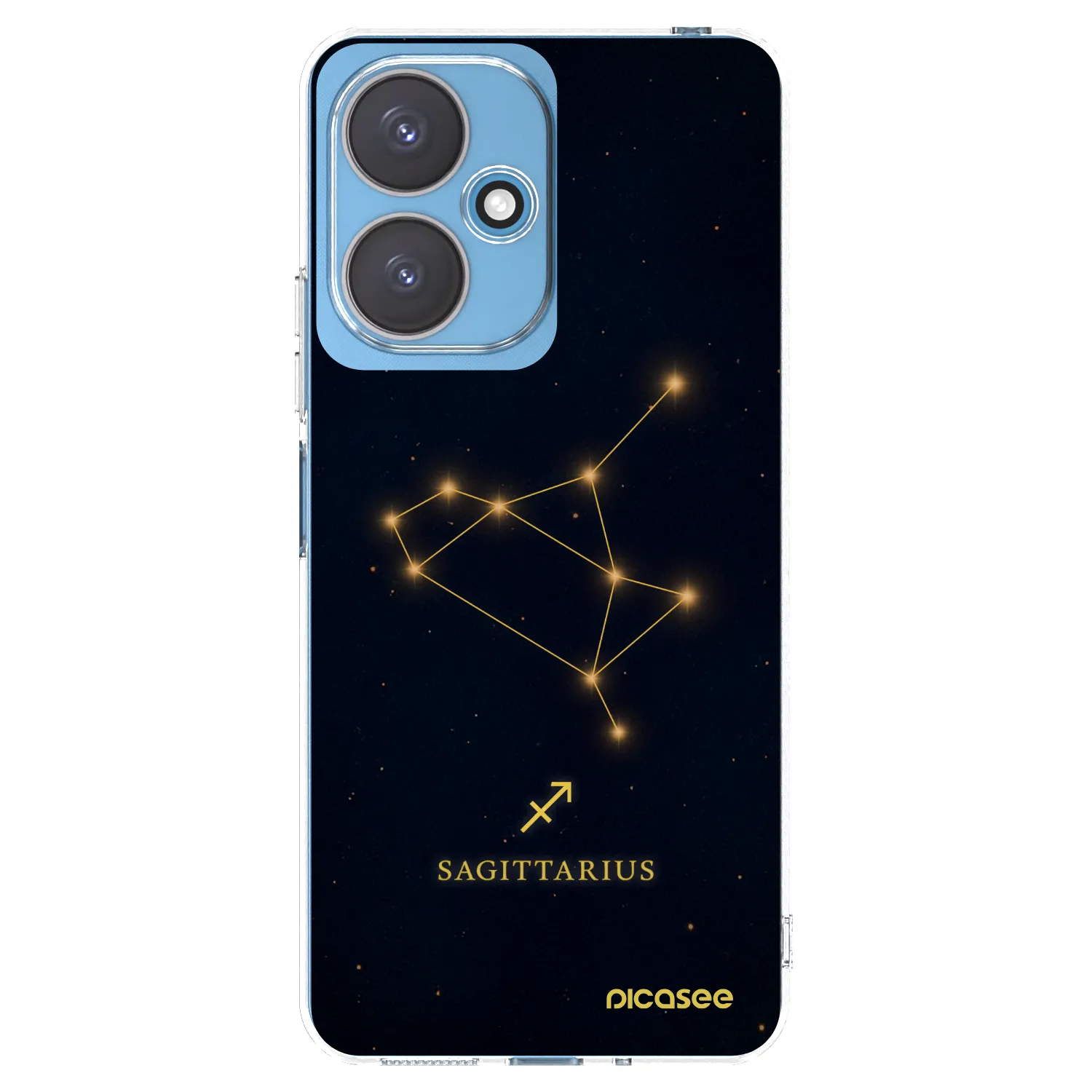 Picasee Xiaomi Redmi 13C 5G Hülle - Transparentes Silikon - SAGITTARIUS