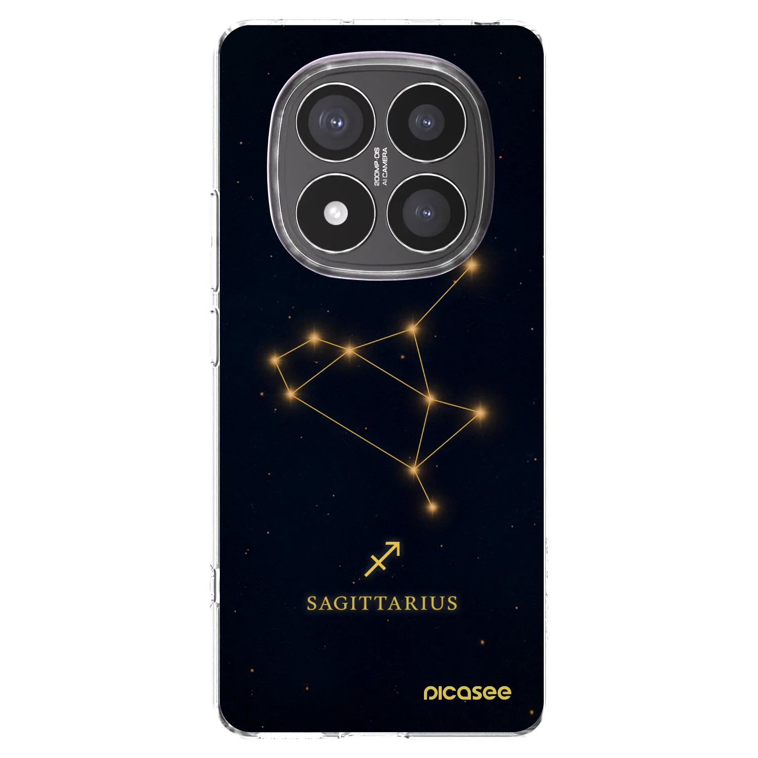 Picasee Xiaomi Redmi Note 14 Pro+ 5G Hülle - Transparentes Silikon - SAGITTARIUS