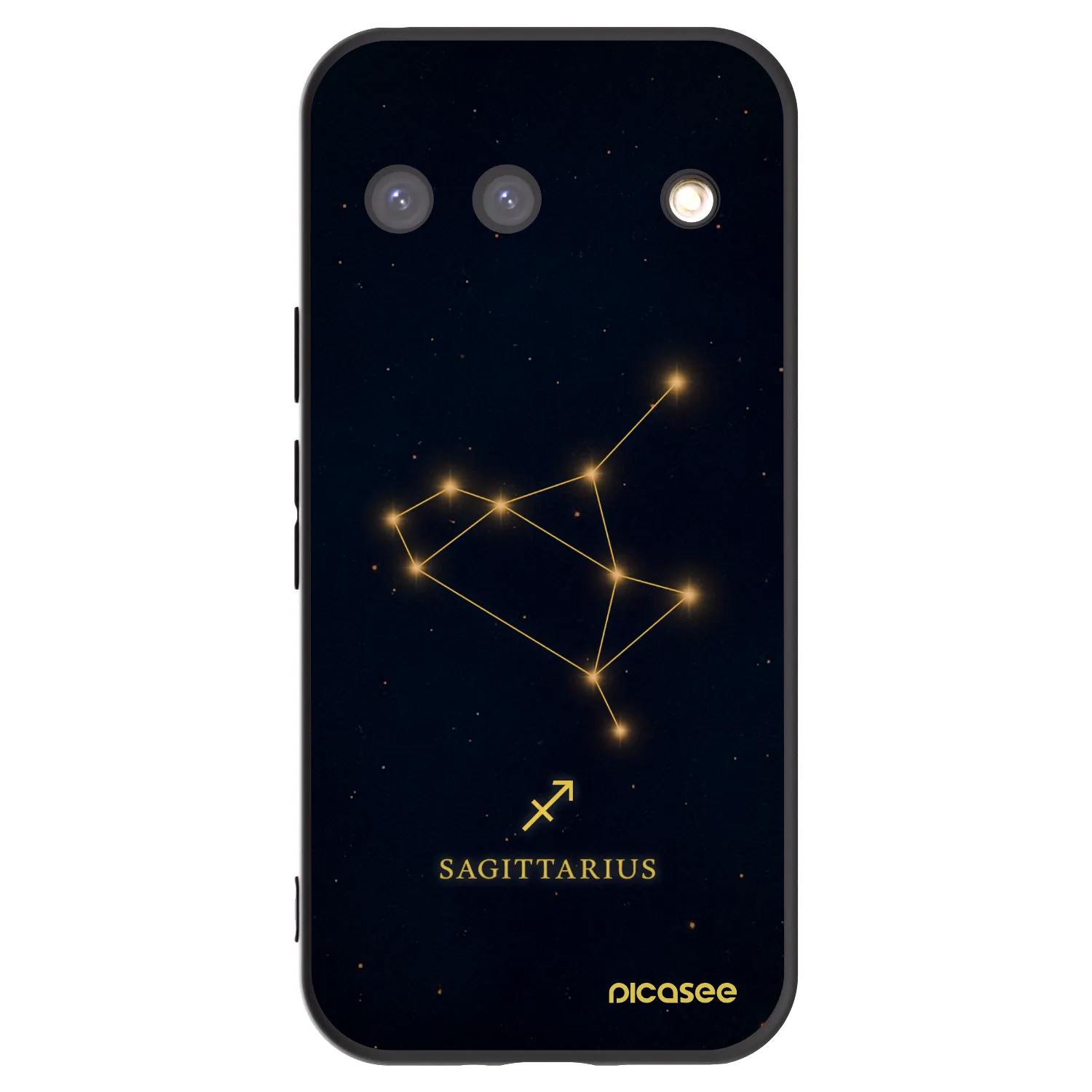 Picasee Google Pixel 9 Hülle - Schwarzes Silikon - SAGITTARIUS
