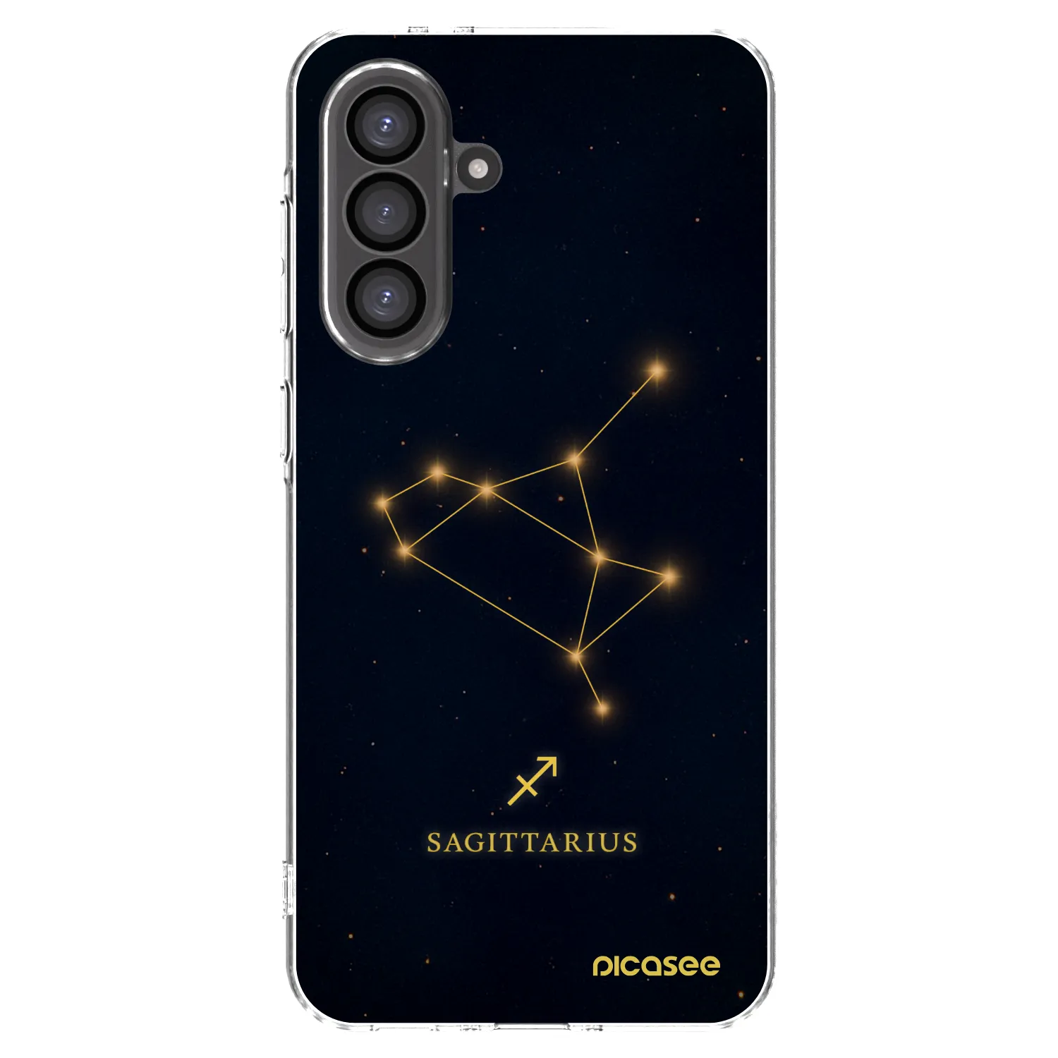 Picasee Samsung Galaxy A56 5G A566B Hülle - Transparentes Silikon - SAGITTARIUS