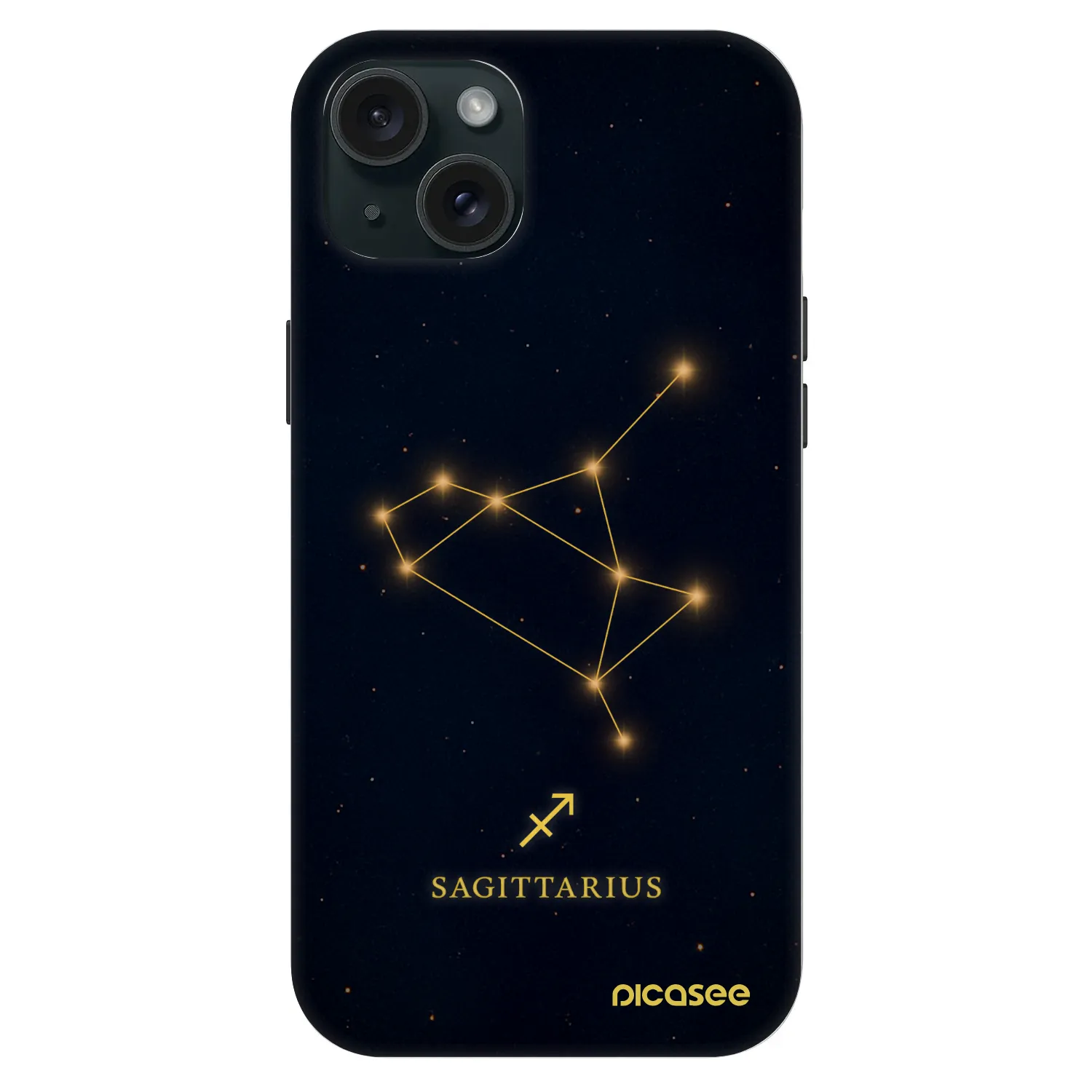 Picasee Fashion Case MagSafe für Apple iPhone 15 Plus - SAGITTARIUS