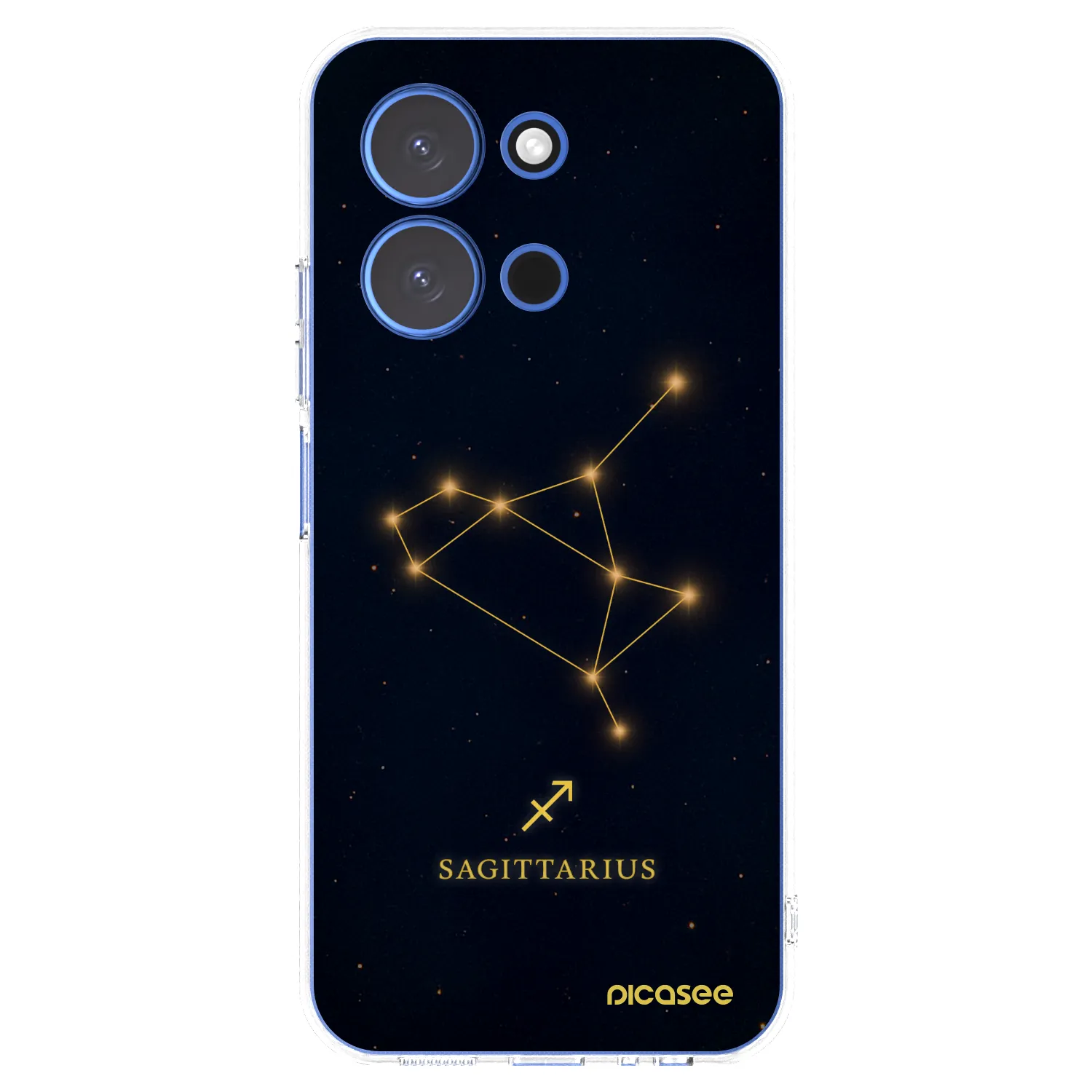 Picasee Xiaomi Redmi 15C 4G Hülle - Transparentes Silikon - SAGITTARIUS