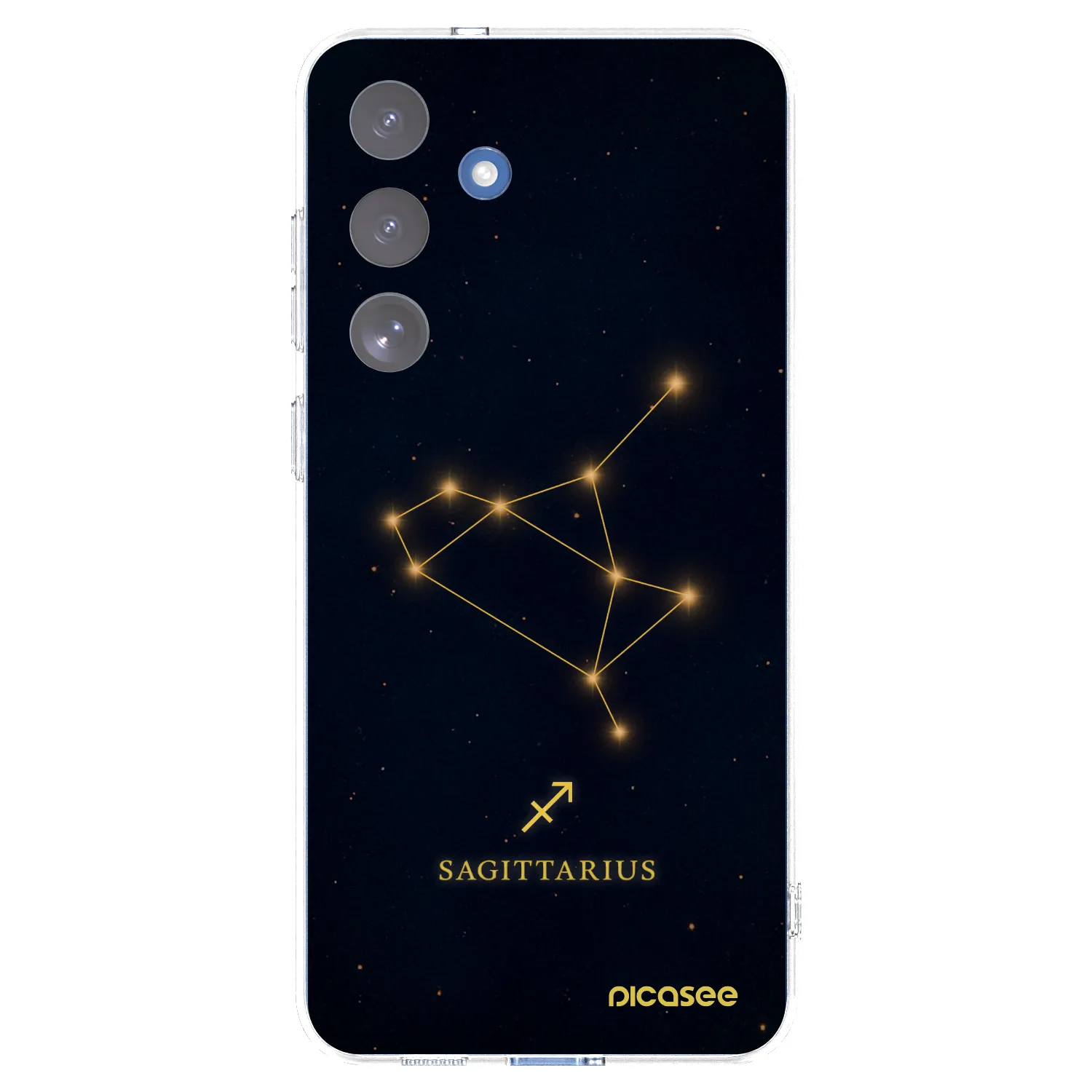 Picasee Samsung Galaxy S25 FE 5G Hülle - Transparentes Silikon - SAGITTARIUS
