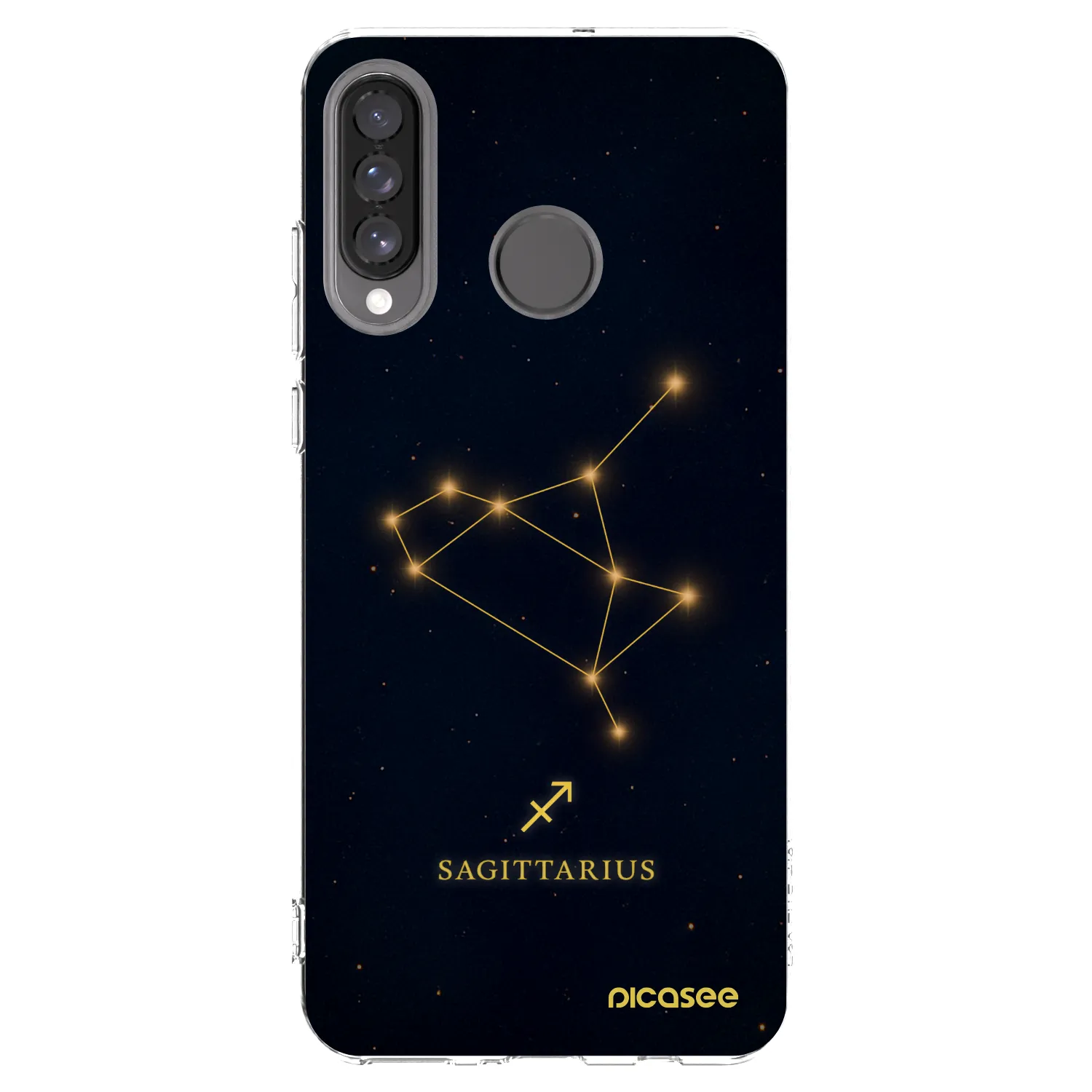 Picasee Huawei P30 Lite Hülle - Transparentes Silikon - SAGITTARIUS