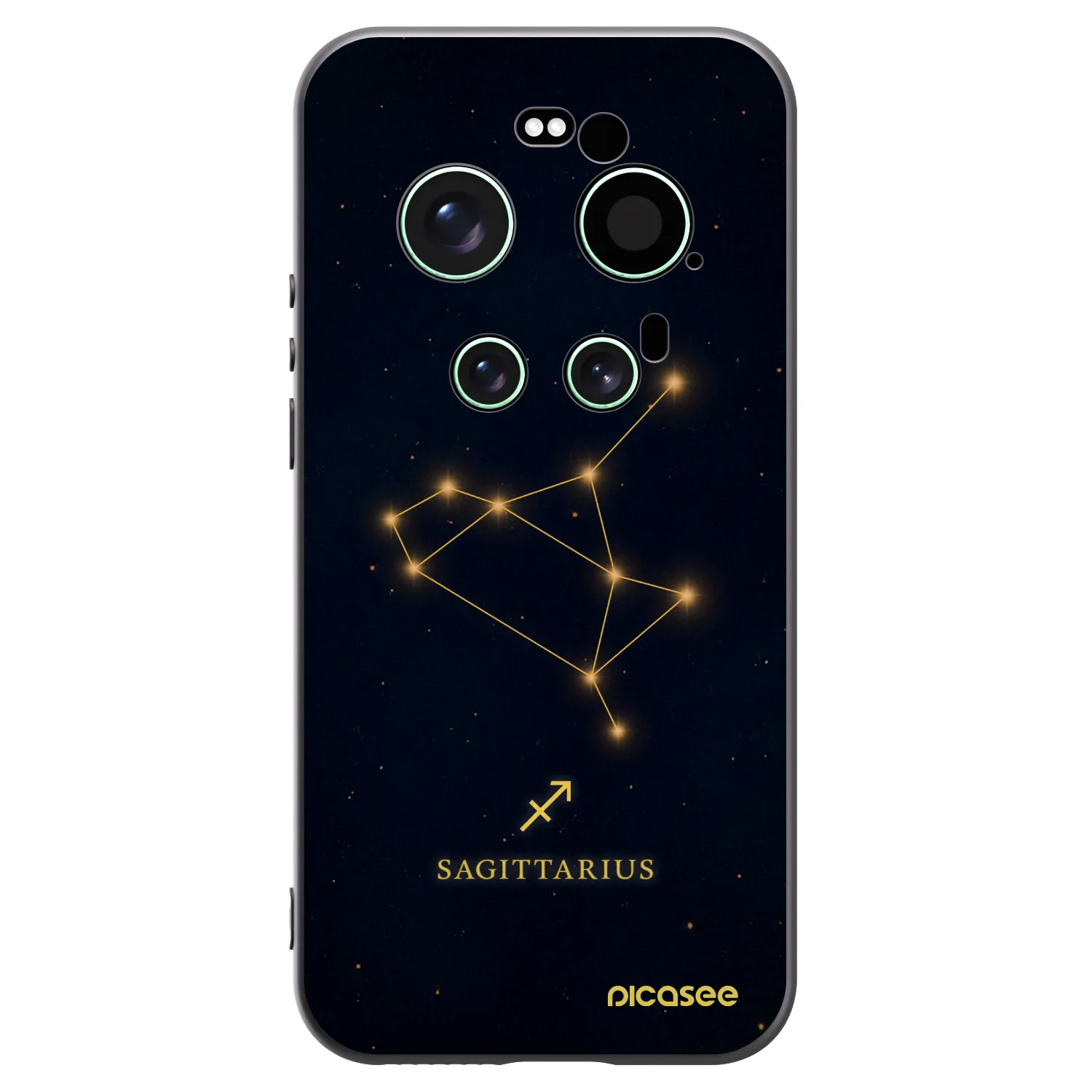 Picasee Xiaomi 17 Ultra Hülle - Schwarzes Silikon - SAGITTARIUS