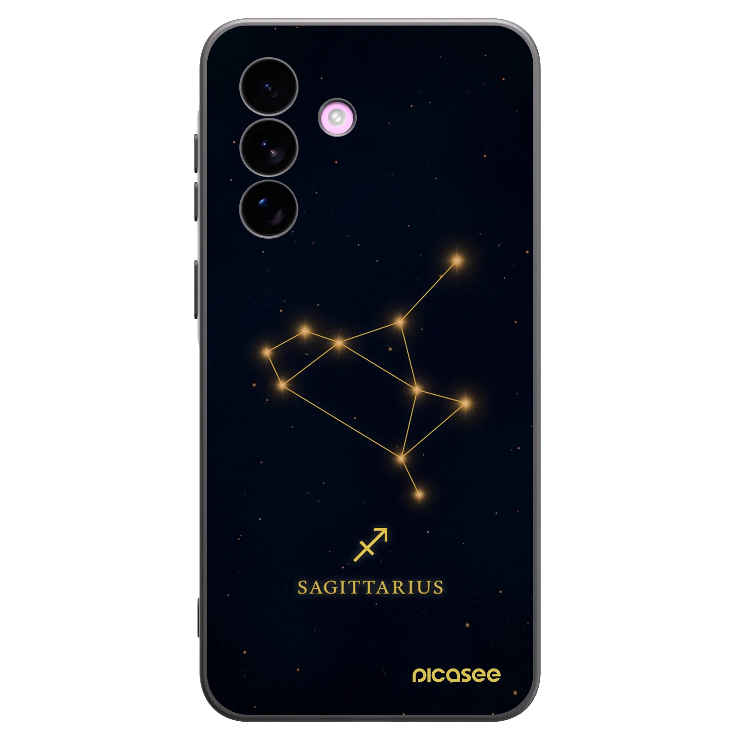 Picasee Samsung Galaxy A57 5G Hülle - Schwarzes Silikon - SAGITTARIUS
