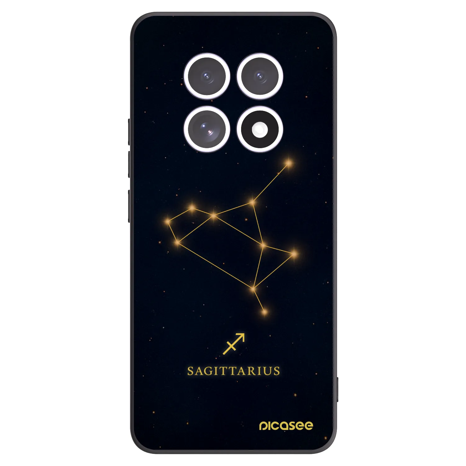 Picasee Xiaomi Redmi Note 15 5G Hülle - Schwarzes Silikon - SAGITTARIUS