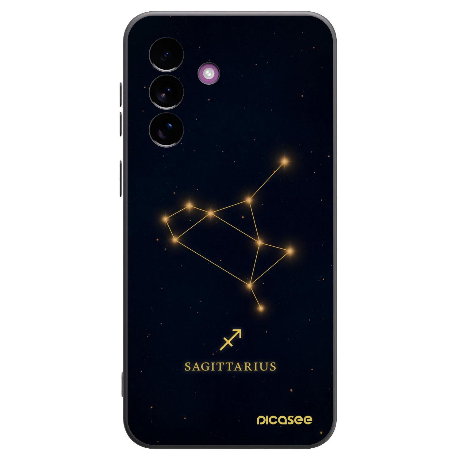 Picasee Samsung Galaxy A37 Hülle - Schwarzes Silikon - SAGITTARIUS