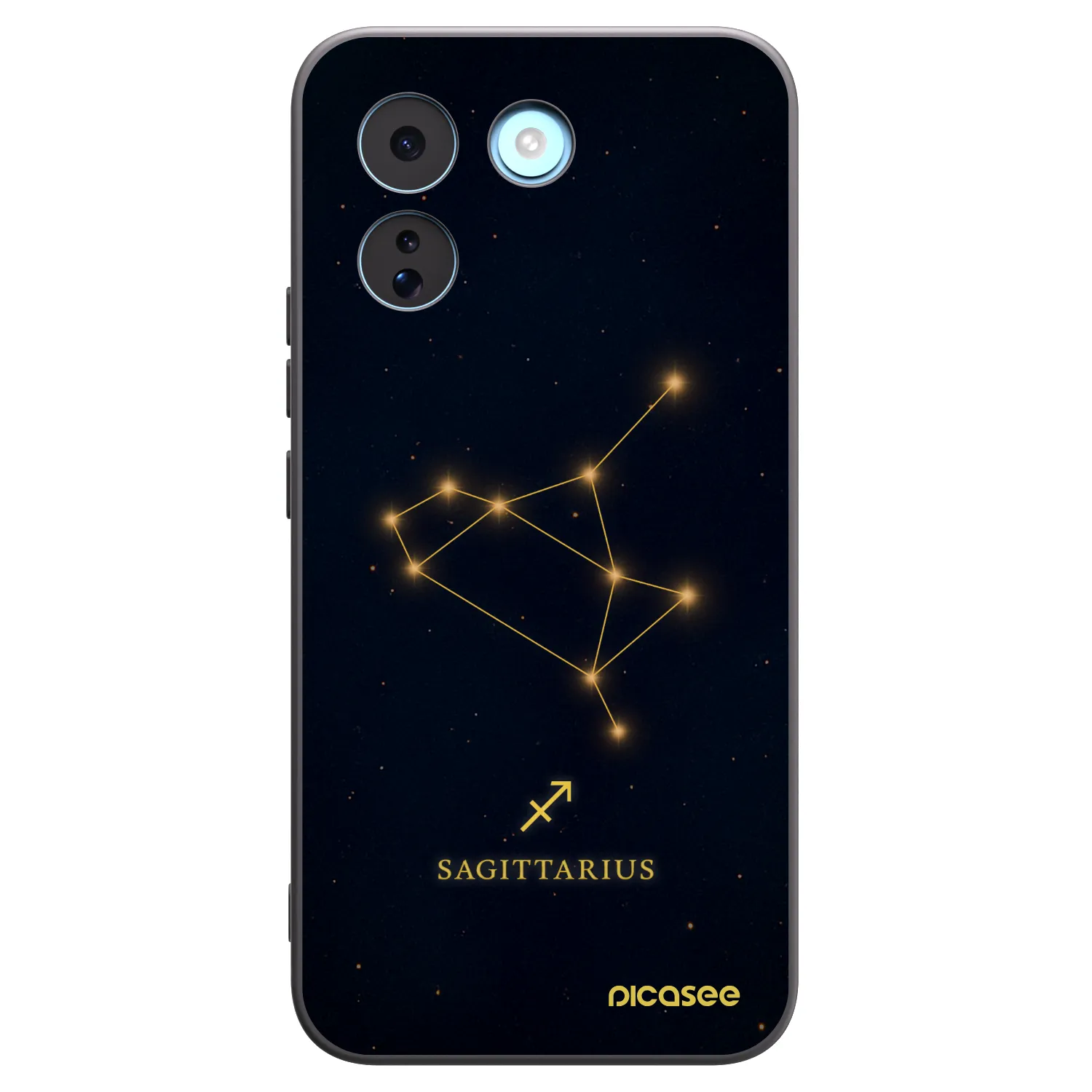 Picasee Xiaomi Redmi Note 17 Pro MAX 5G Hülle - Schwarzes Silikon - SAGITTARIUS
