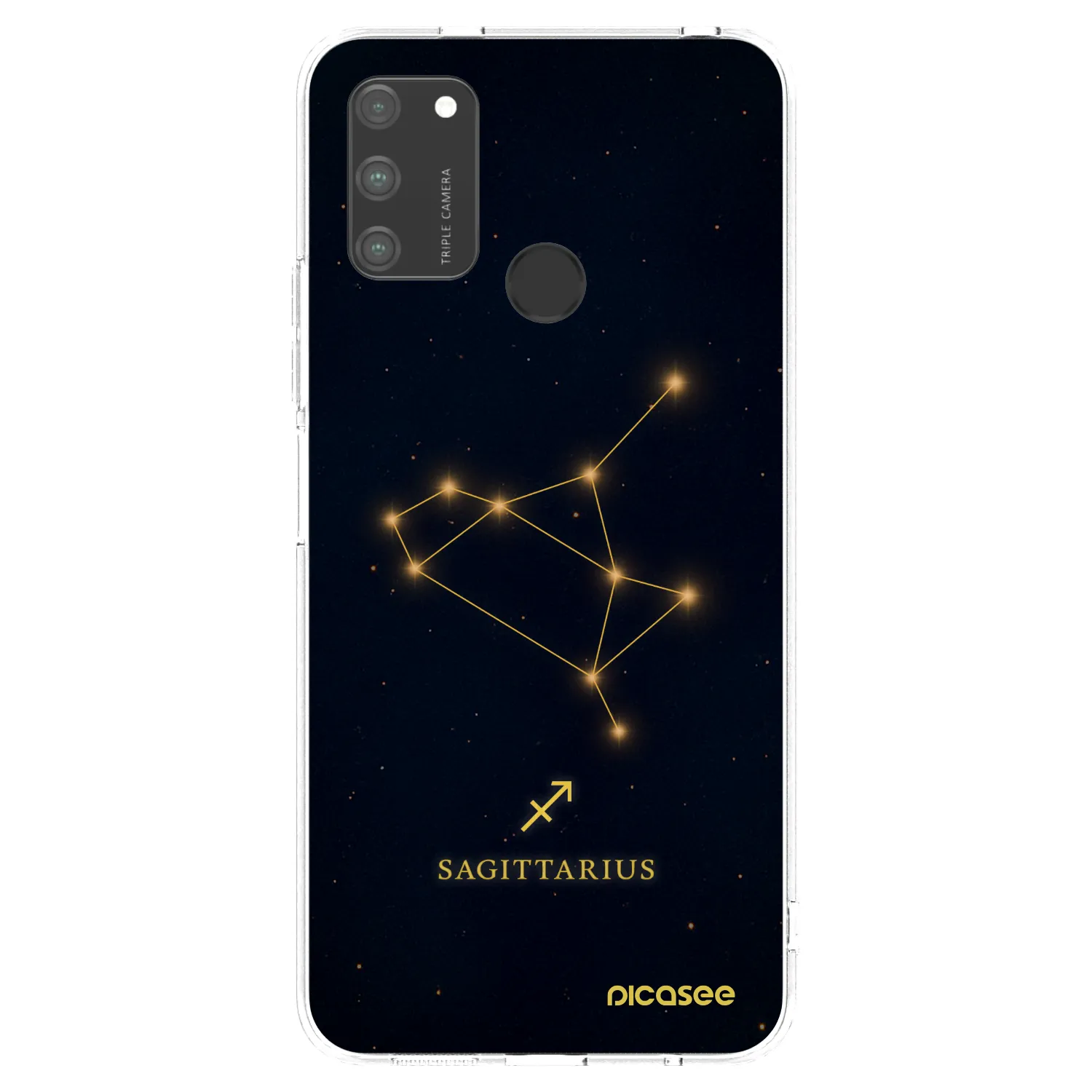Picasee Honor 9A Hülle - Transparentes Silikon - SAGITTARIUS