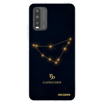 Picasee Xiaomi Redmi 9T Hülle - Transparentes Silikon - CAPRICORN