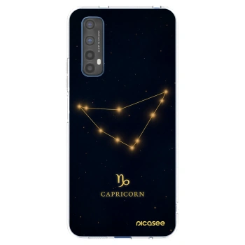 Picasee Realme 7 Hülle - Transparentes Silikon - CAPRICORN