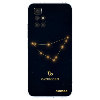 Picasee Xiaomi Redmi 10 Hülle - Transparentes Silikon - CAPRICORN